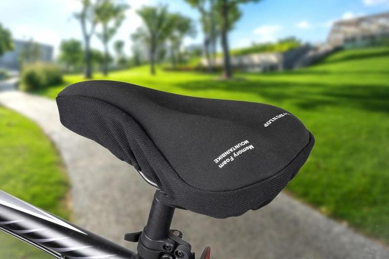 Dunlop, pokrowiec memory foam, na siodło, 290-200mm