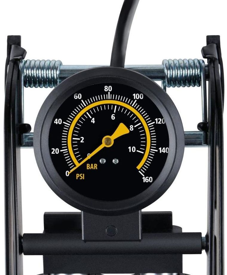 Dunlop, pompka nożna, 2 tłokowa z manometrem