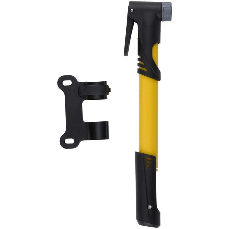 Dunlop, pompka rowerowa mini, 8bar, żółta