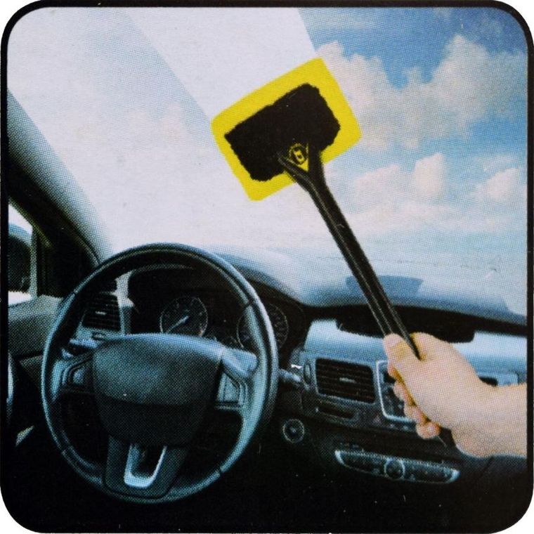 Dunlop, ściągaczka wody z szyb i luster z mikrofibrą, ruchoma