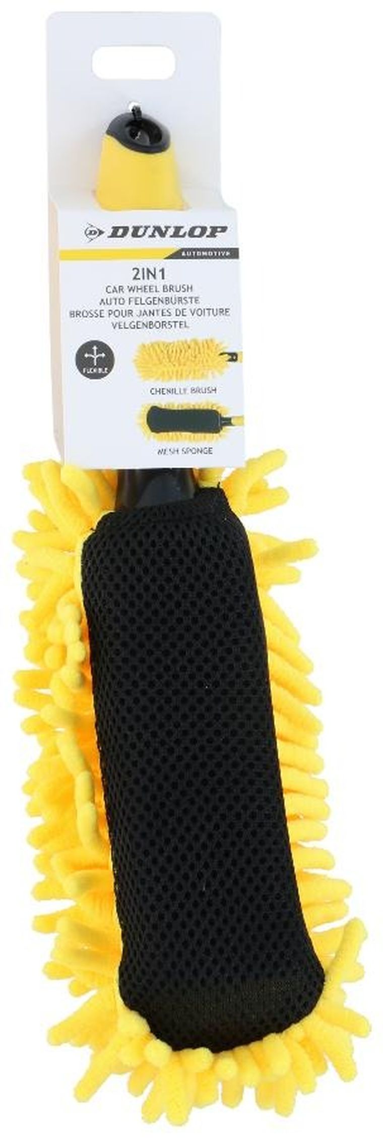 Dunlop, szczotka do mycia felg z mikrofibry, elastyczna, 32,5 cm