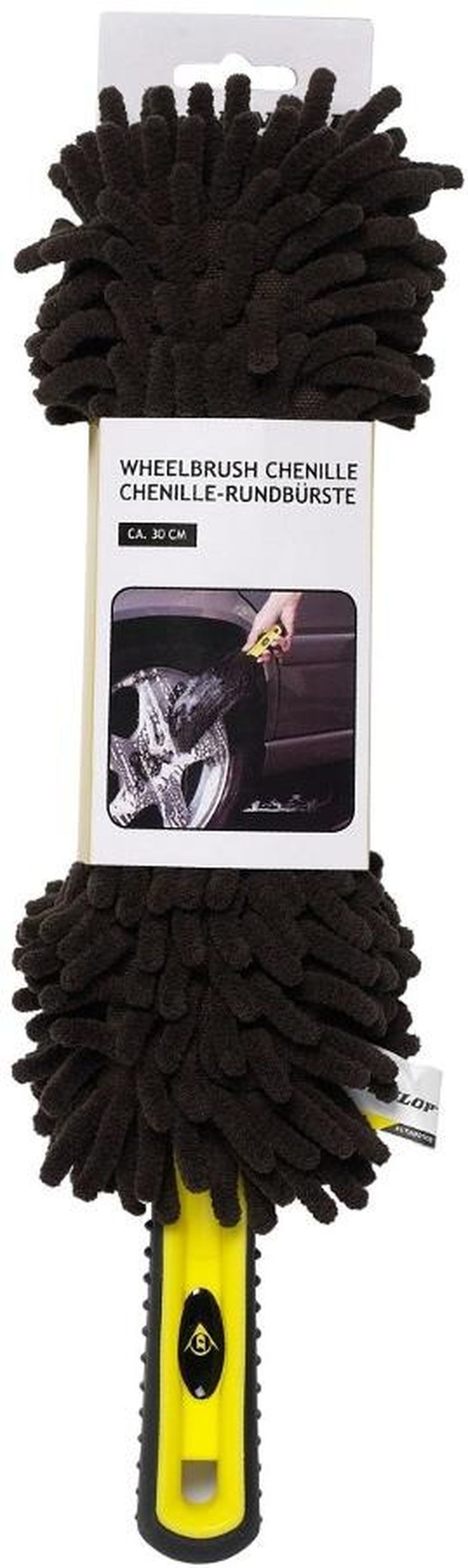 Dunlop, szczotka do mycia felg z mikrofibry, giętka długa, 36 cm