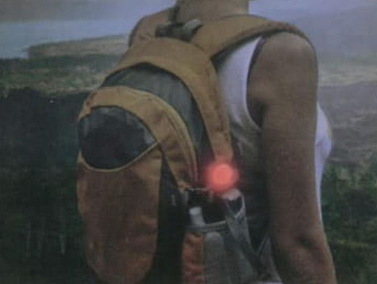 Dunlop, tylne światło rowerowe, 3 LED, USB