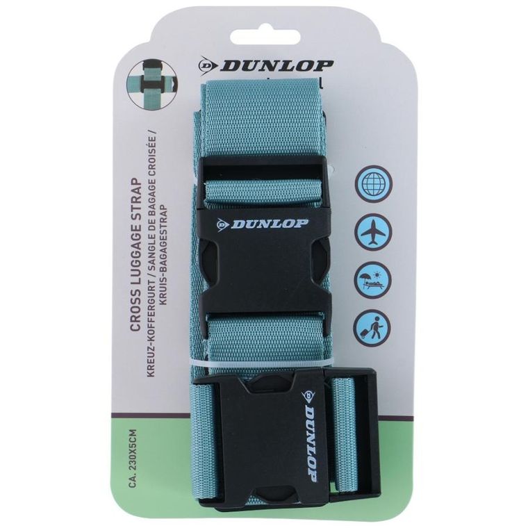 Dunlop, uniwersalny pas zabezpieczający do bagażu, morski, 230-5 cm, 2 szt.