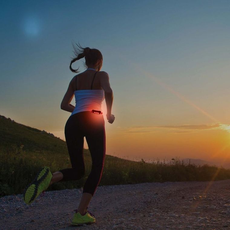 Dunlop, zestaw lamp rowerowych LED, przód i tył, ładowanie USB