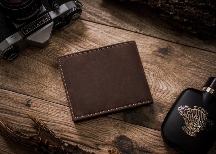 Duży, skórzany portfel męski, Always Wild