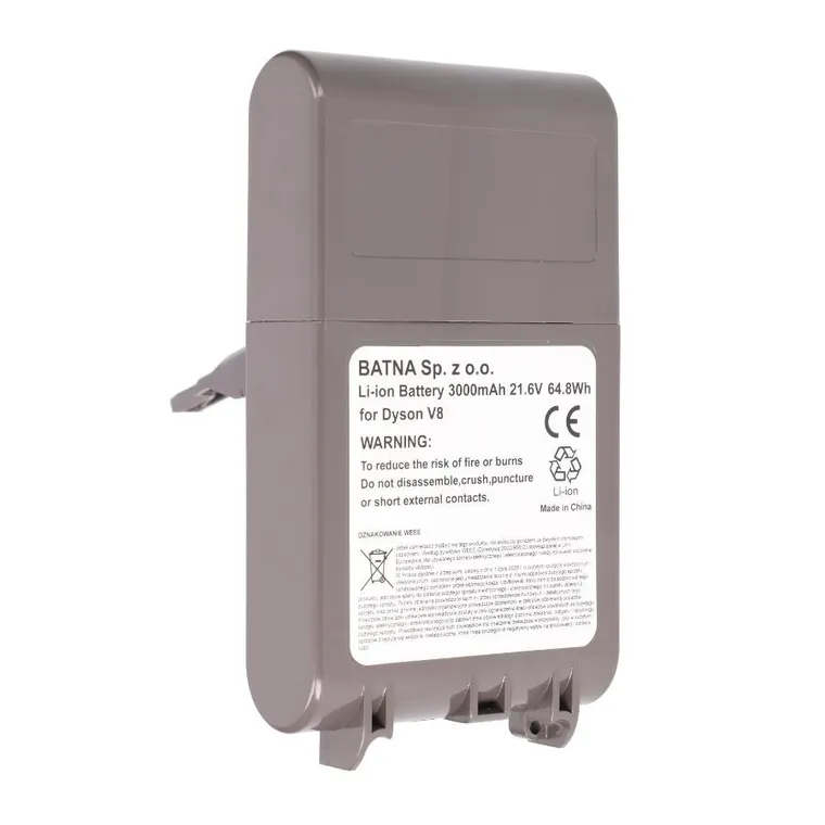 Dyson, bateria, akumulator do odkurzacza, V8 21.6V 3000mAh