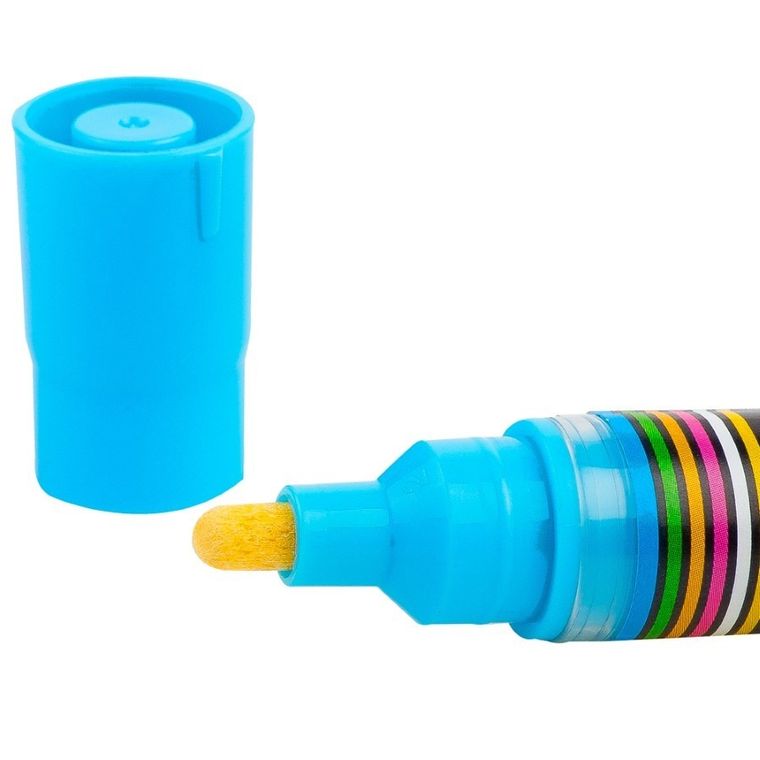 Easy, Chalk Marker, marker kredowy, niebieski, 1,5-3 mm, 12 szt.