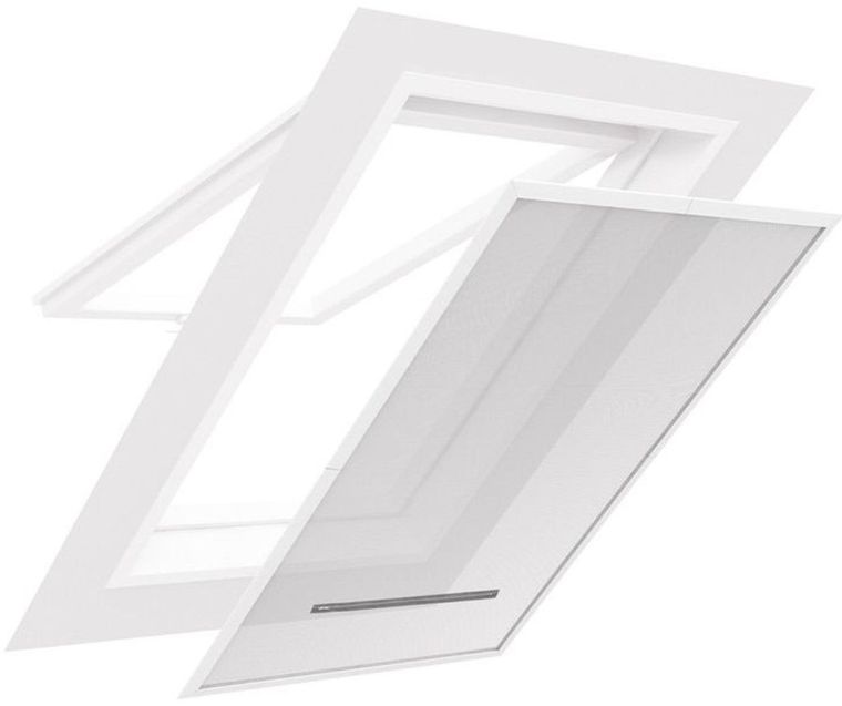 Easy Life Mako, moskitiera na okno połaciowe, czarna, 140-170 cm