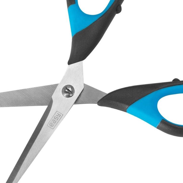 Easy, nożyczki biurowe, gumowa rączka, 16.5 cm