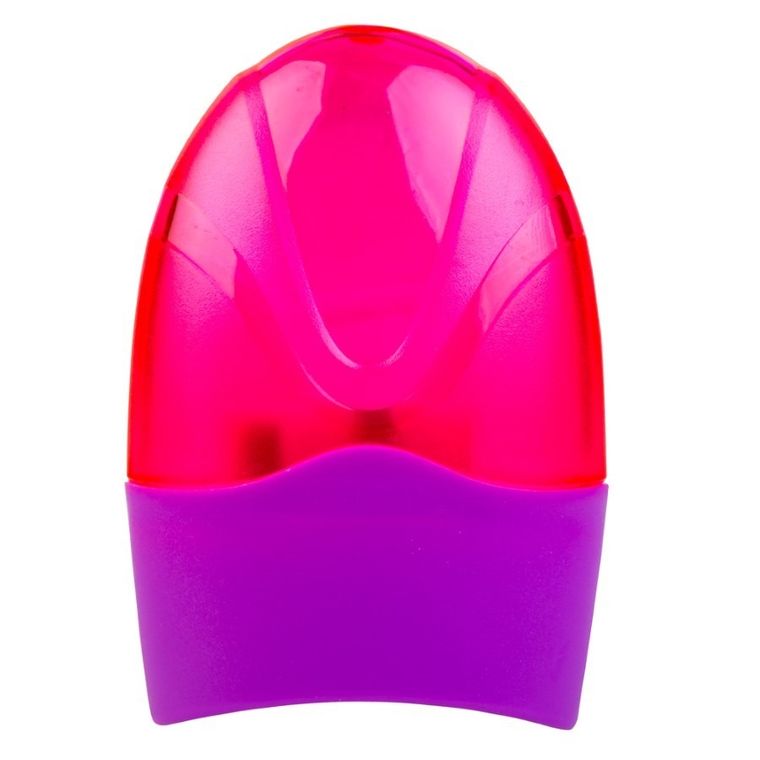 Easy, temperówka plastikowa z pojemnikiem, podwójna, 12 szt.