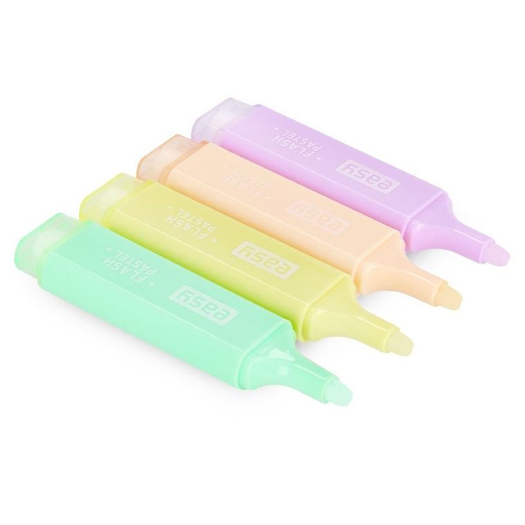 Easy, zakreślacz, 4 mm, 4 kolory