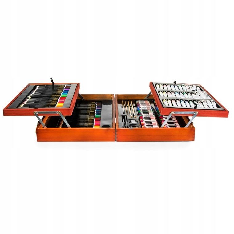 Easy, zestaw artystyczny w rozkładanej walizce, 168 elementów