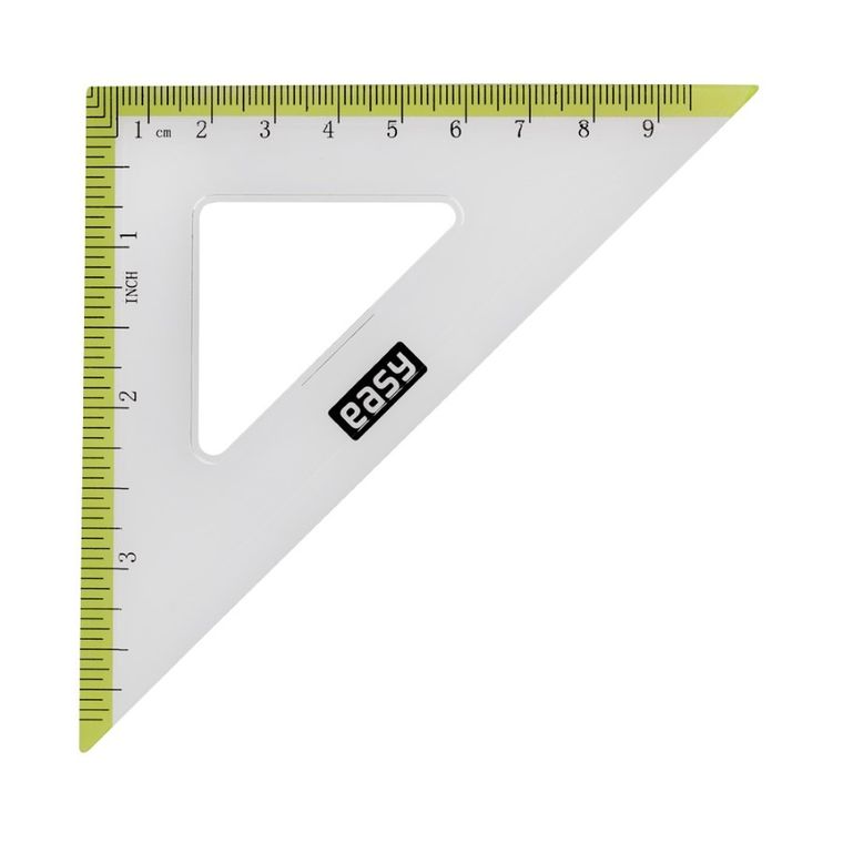 Easy, zestaw kreślarski, 4 elementy, 20 cm