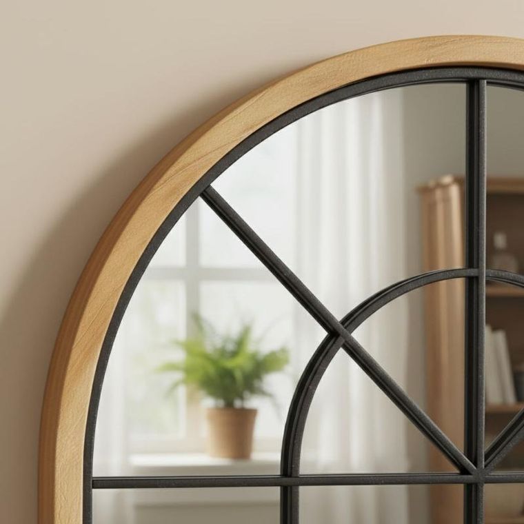 Edaxo, Arcus, lustro dekoracyjne, wiszące, duże, 110-56 cm