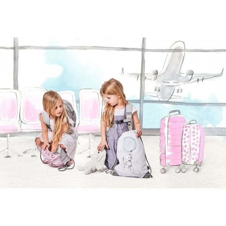 Effiki, plecak dla przedszkolaka, królik Effik z balonem