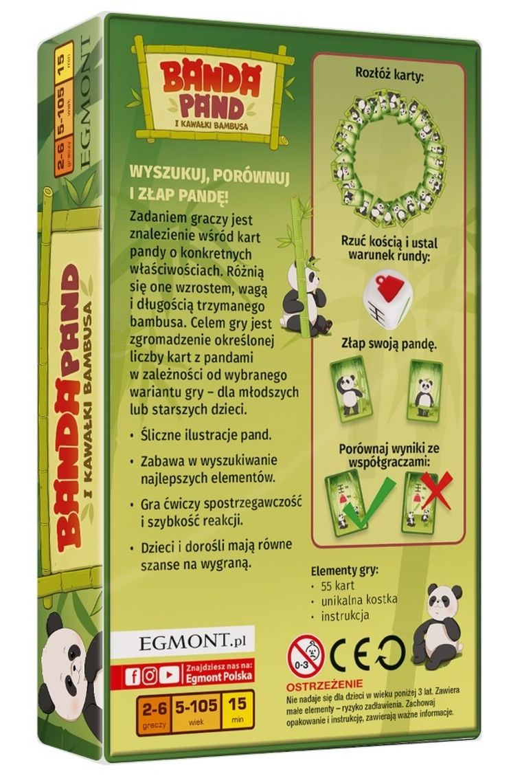 Egmont, Banda Pand i Kawałki Bambusa, gra familijna