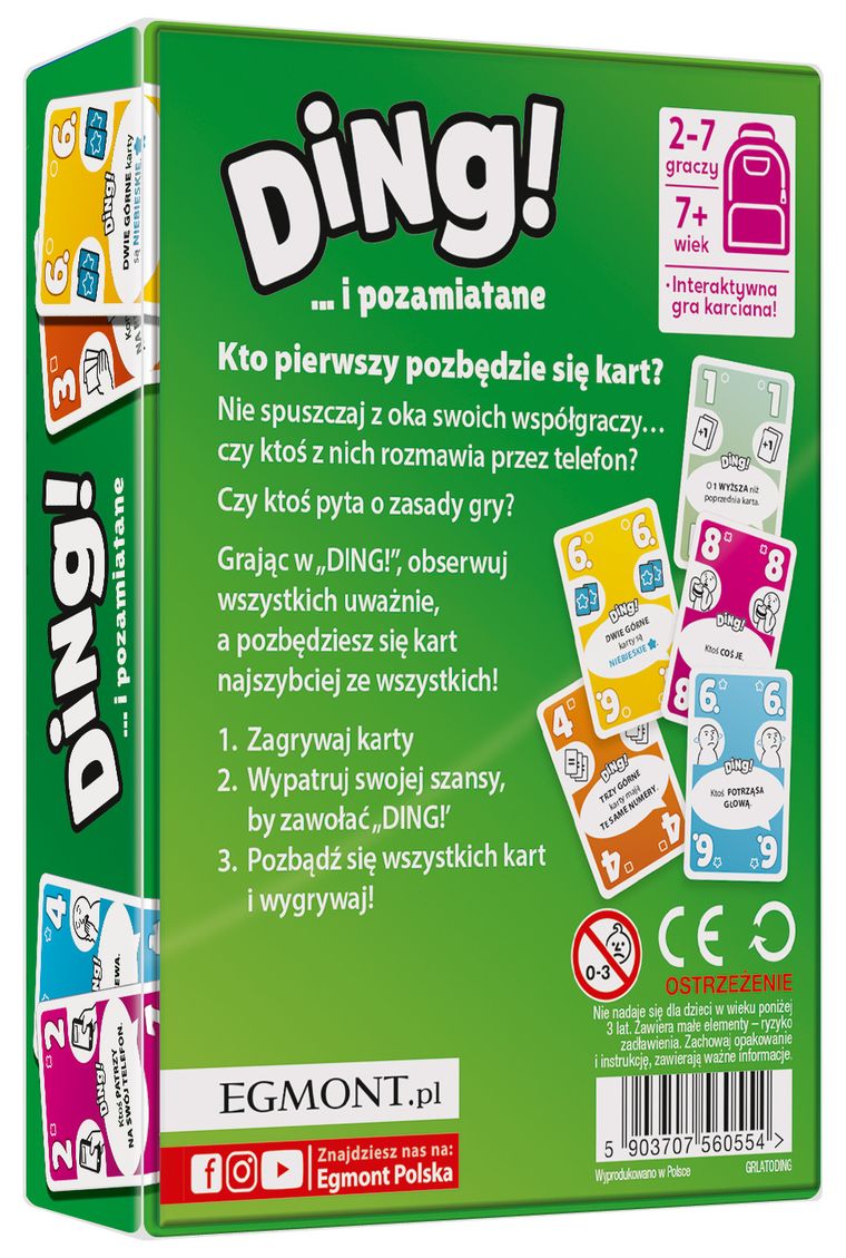 Egmont, DING! … i pozamiatane, gra karciana
