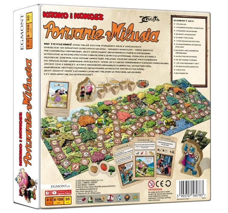 Egmont, Kajko i Kokosz, Porwanie Milusia, gra familijna