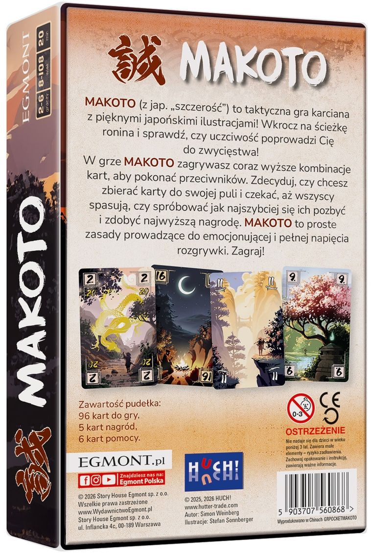 Egmont, Makoto, gra karciana
