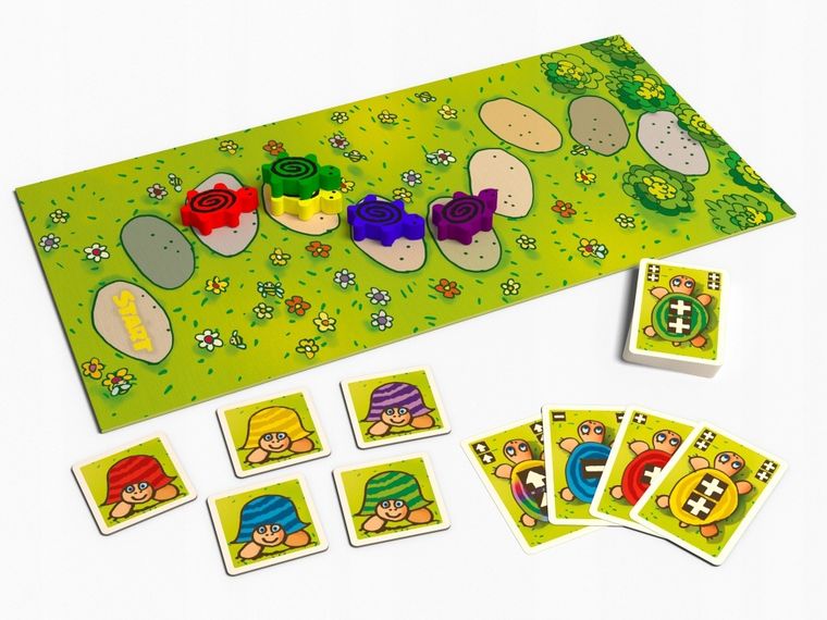 Egmont, Pędzące żółwie, Wyścig do sałaty, gra karciana