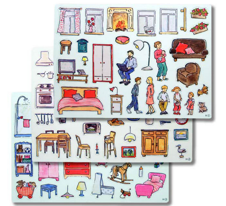 Egmont Toys, Dom, układanka, gra magnetyczna