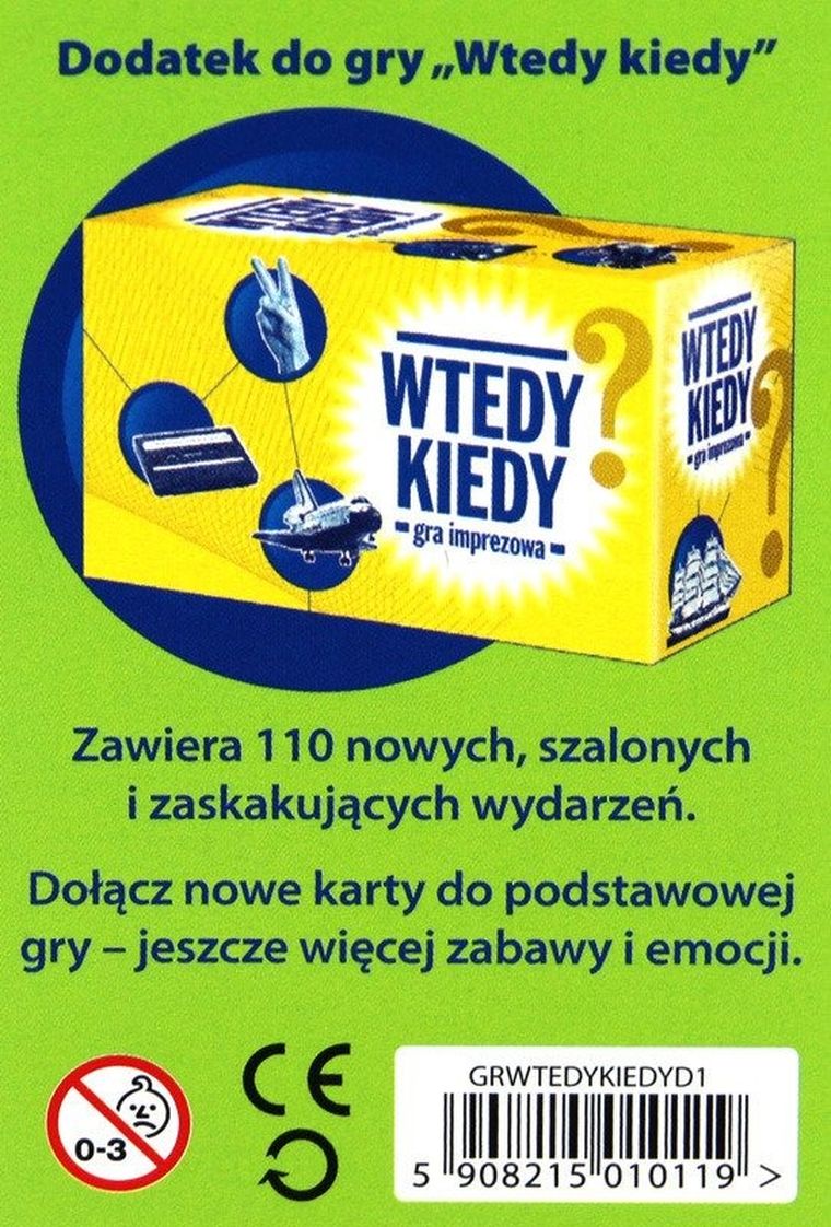 Egmont, Wtedy kiedy, dodatek do gry