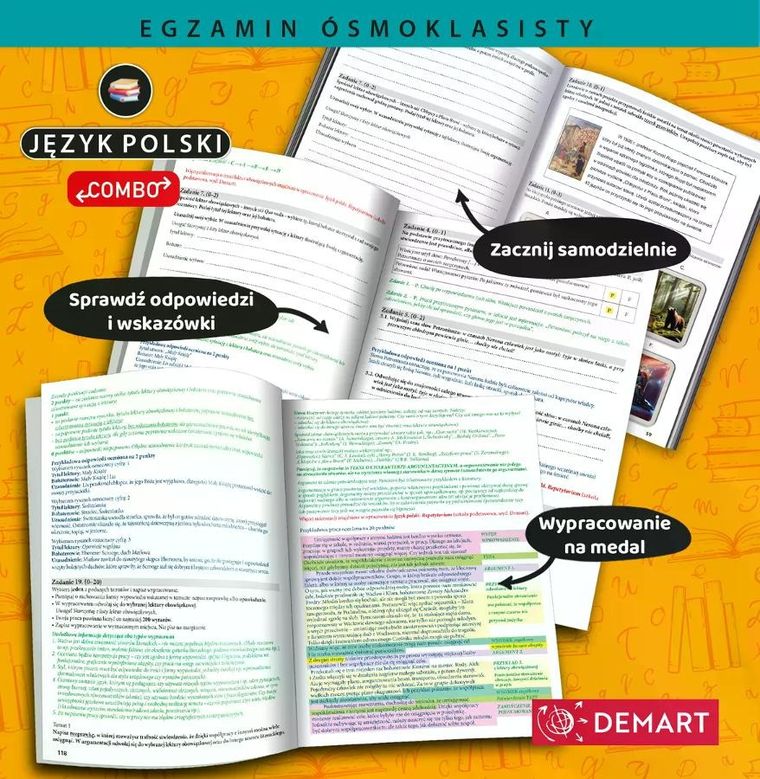 Egzamin ósmoklasisty. Język polski. Arkusze egzaminacyjne