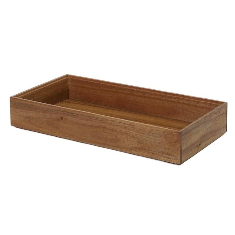 eh Excellent Houseware, Hedo, drewniany organizer na biurko do szuflady, 30-15-5 cm