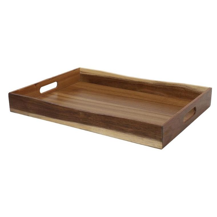 eh Excellent Houseware, taca drewniana, Silo, 35-50-6 cm