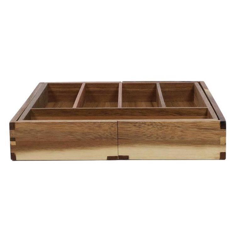 eh Excellent Houseware, wkład do szuflady na sztućce lunu, 28-45-35-5 cm