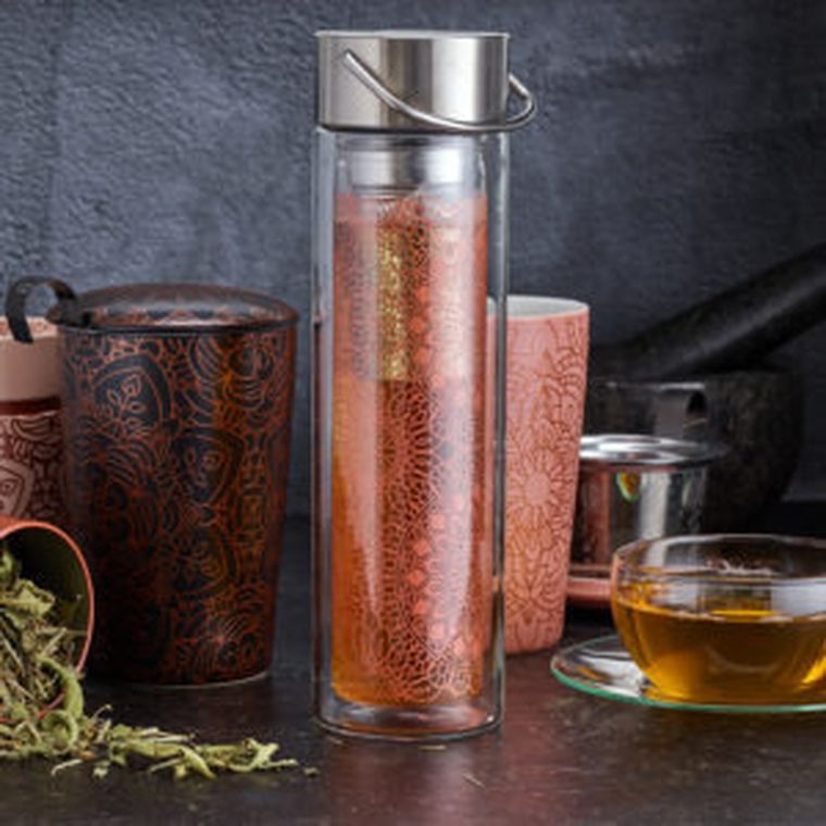 Eigenart, FlowTea, Mandala, butelka z podwójną ścianką