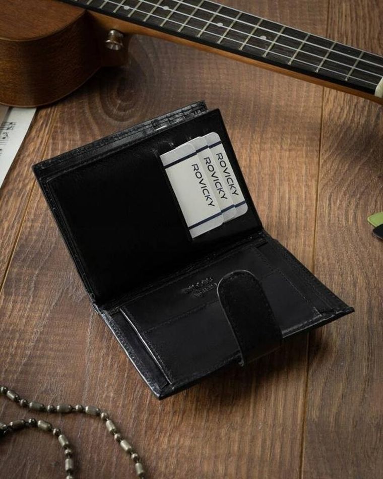 Elegancki portfel męski ze skóry naturalnej, 4U Cavaldi