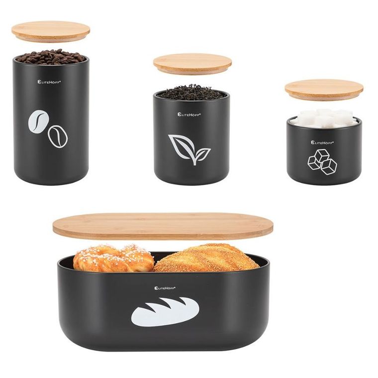 Elitehoff, chlebak na pieczywo z zestawem pojemników, E-6060