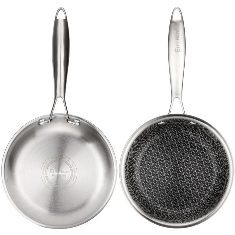 Elitehoff, patelnia z powłoką plaster miodu, stalowa, 18cm, E-7544