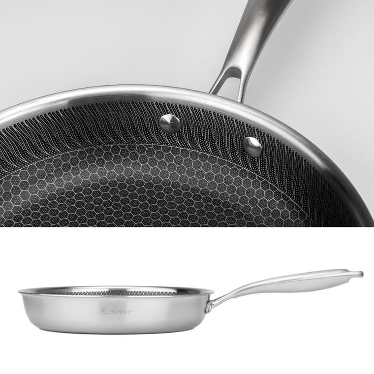 Elitehoff, patelnia z powłoką plaster miodu, stalowa, 26cm, E-7548