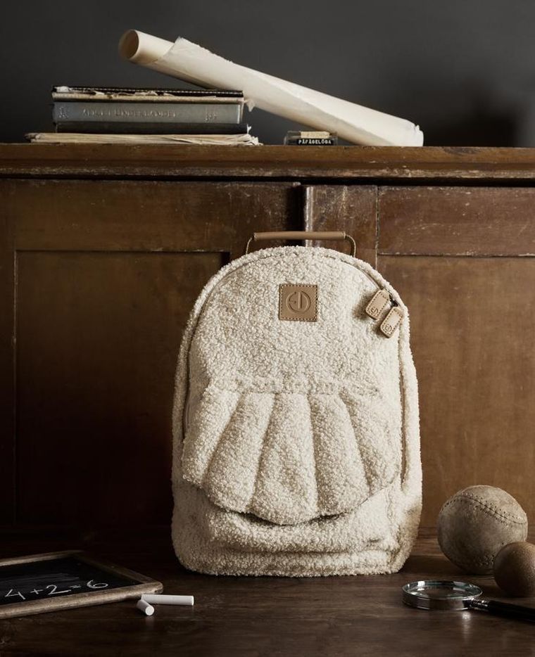 Elodie Details, BackPack Midi, plecak dla przedszkolaka, White Boucle