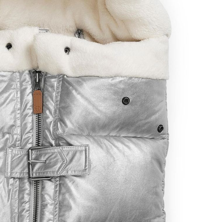 Elodie Details, śpiworek do wózka, Silver Sheen