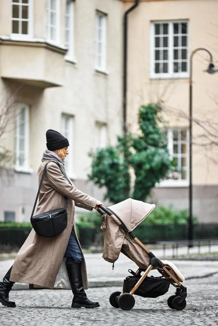 Elodie Details, torba do wózka, organizer, half moon black