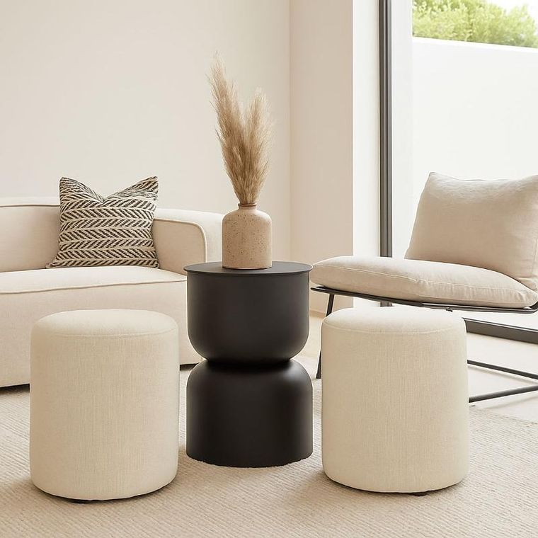 Emako, Disa, stolik kolumna, matowy, średnica 31 cm