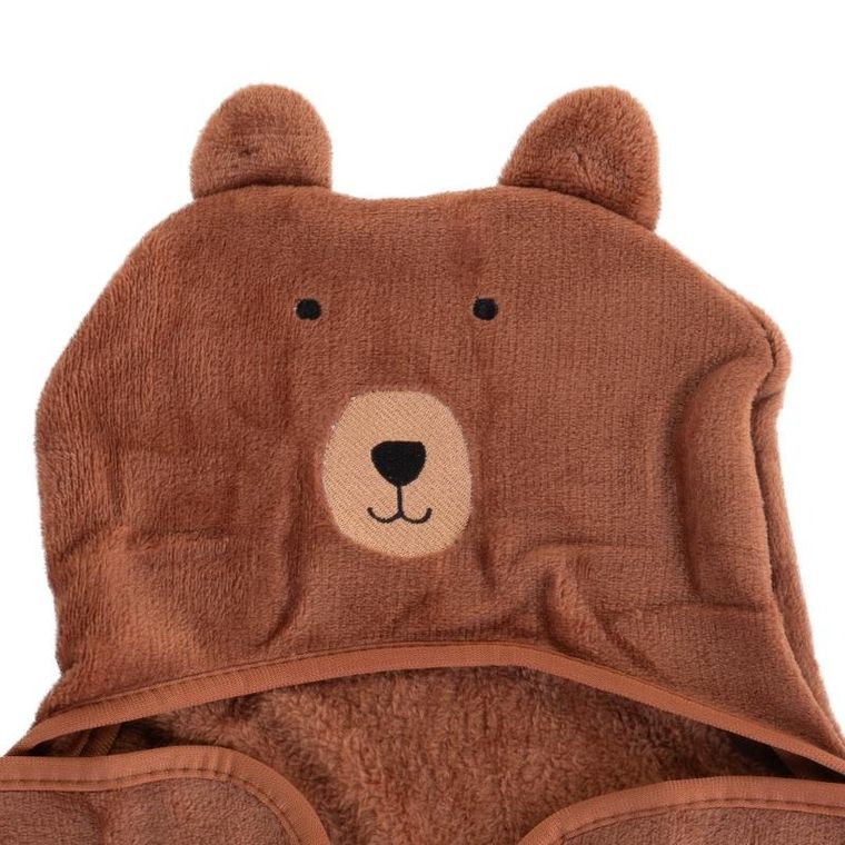 Emako, koc z kapturem dla dzieci, Tibi, 100-70 cm