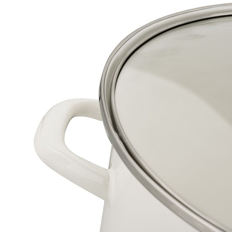 Emaliowany garnek, o kurczaki, 30 cm