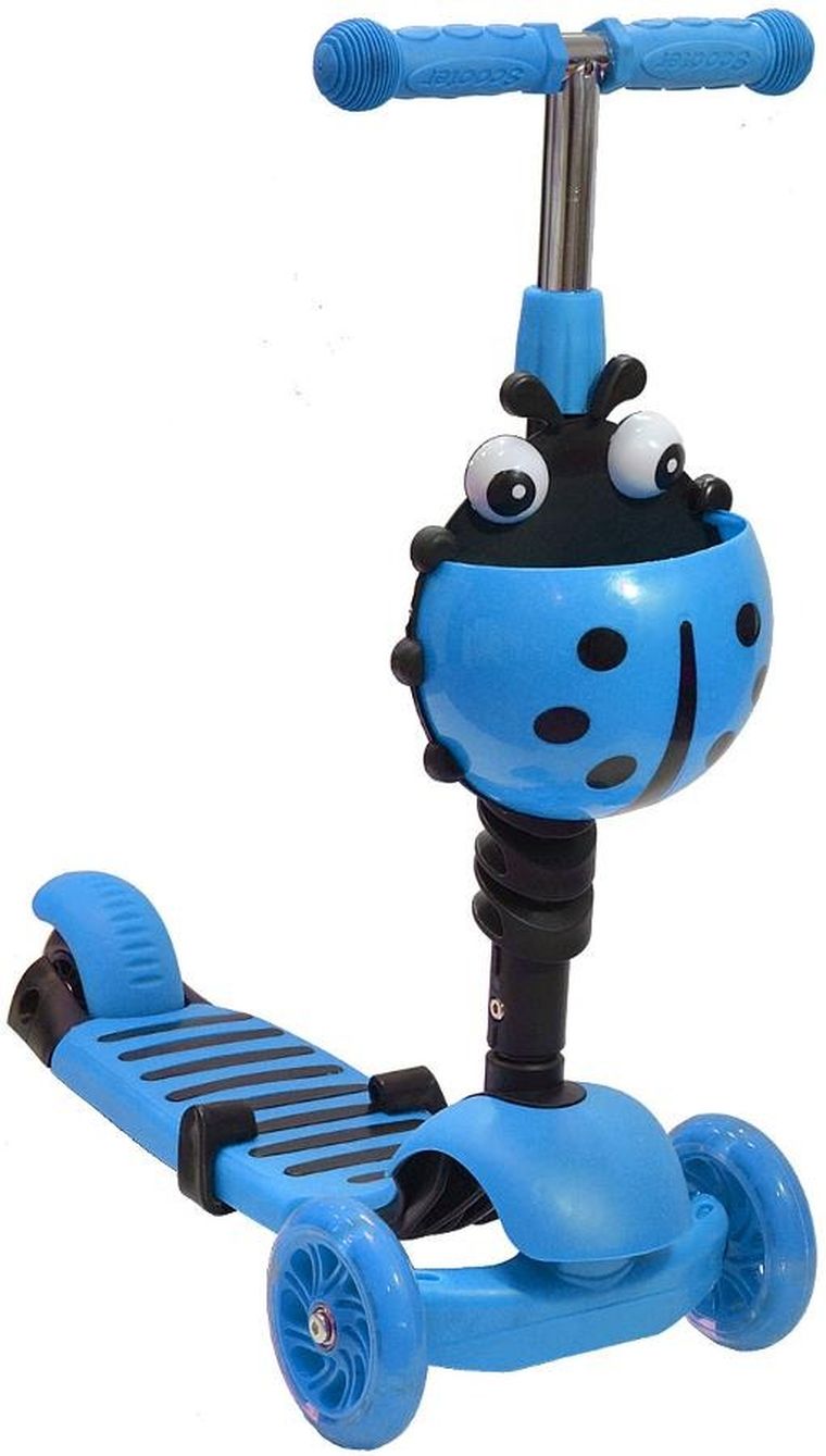 Enero, Biedronka, hulajnoga 3-kołowa, balansowa, 3w1, niebieska