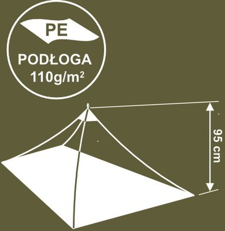 Enero Camp, namiot moskitiera, 200-120-95 cm