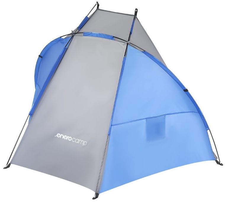 Enero Camp, namiot plażowy Sun, osłona, szaro-niebieski, 200-120-120 cm