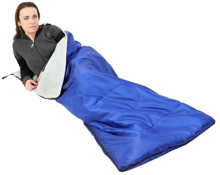 Enero Camp, śpiwór Rest, niebieski, 170-70 cm