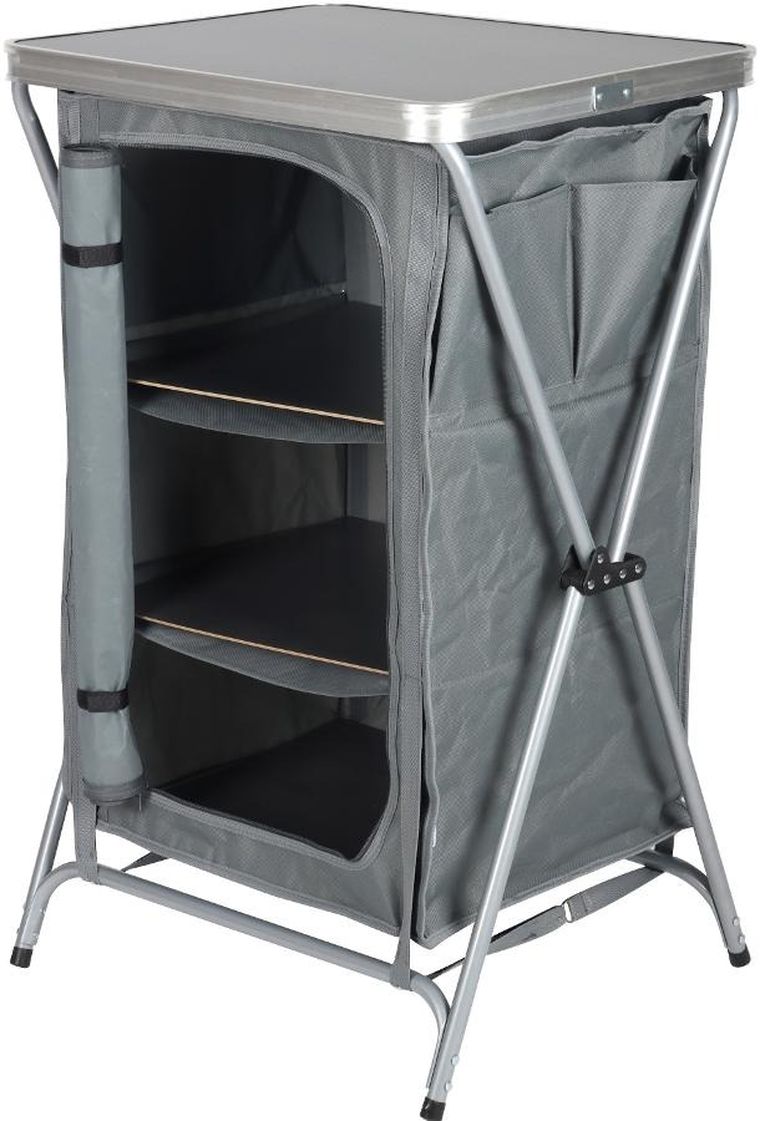 Enero Camp, szafa turystyczna z 3 półkami, składana, 60-51-98 cm