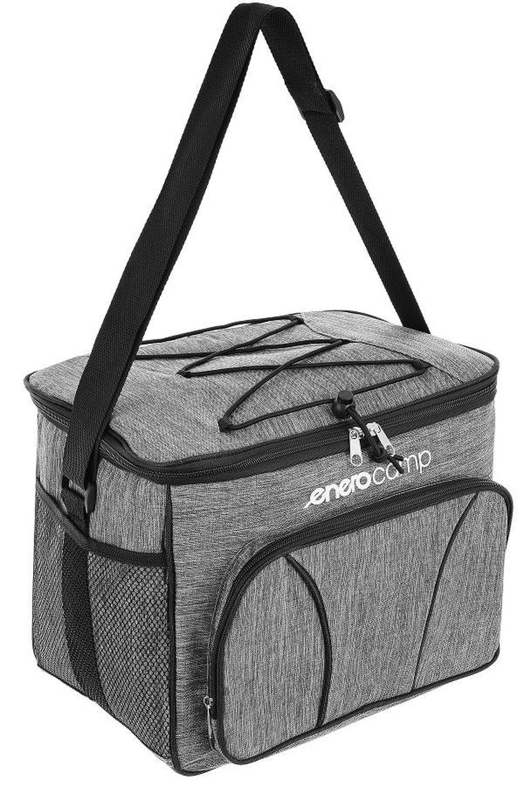 Enero Camp, torba termiczna, szara, 18l, 33-21-26 cm
