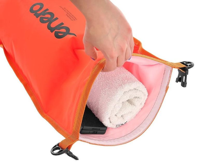 Enero, dmuchana bojka asekuracyjna, sucha kieszeń 2w1, 72-36 cm