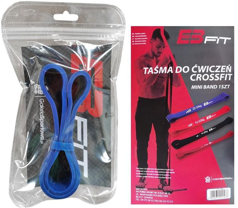 Enero Fit, guma, taśma do ćwiczeń fitness, 22-34 kg